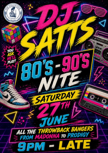 DJ Satts - 80's & 90's Nite